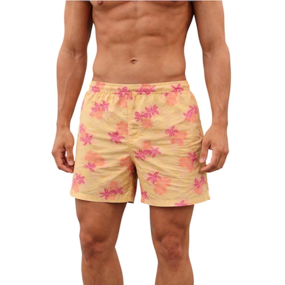 LILLY PULITZER Men's Floral Print Swim Trunks